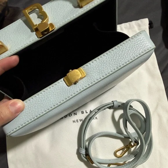 BRAND NEW Brandon Blackwood Light Blue Bag with dust bag
